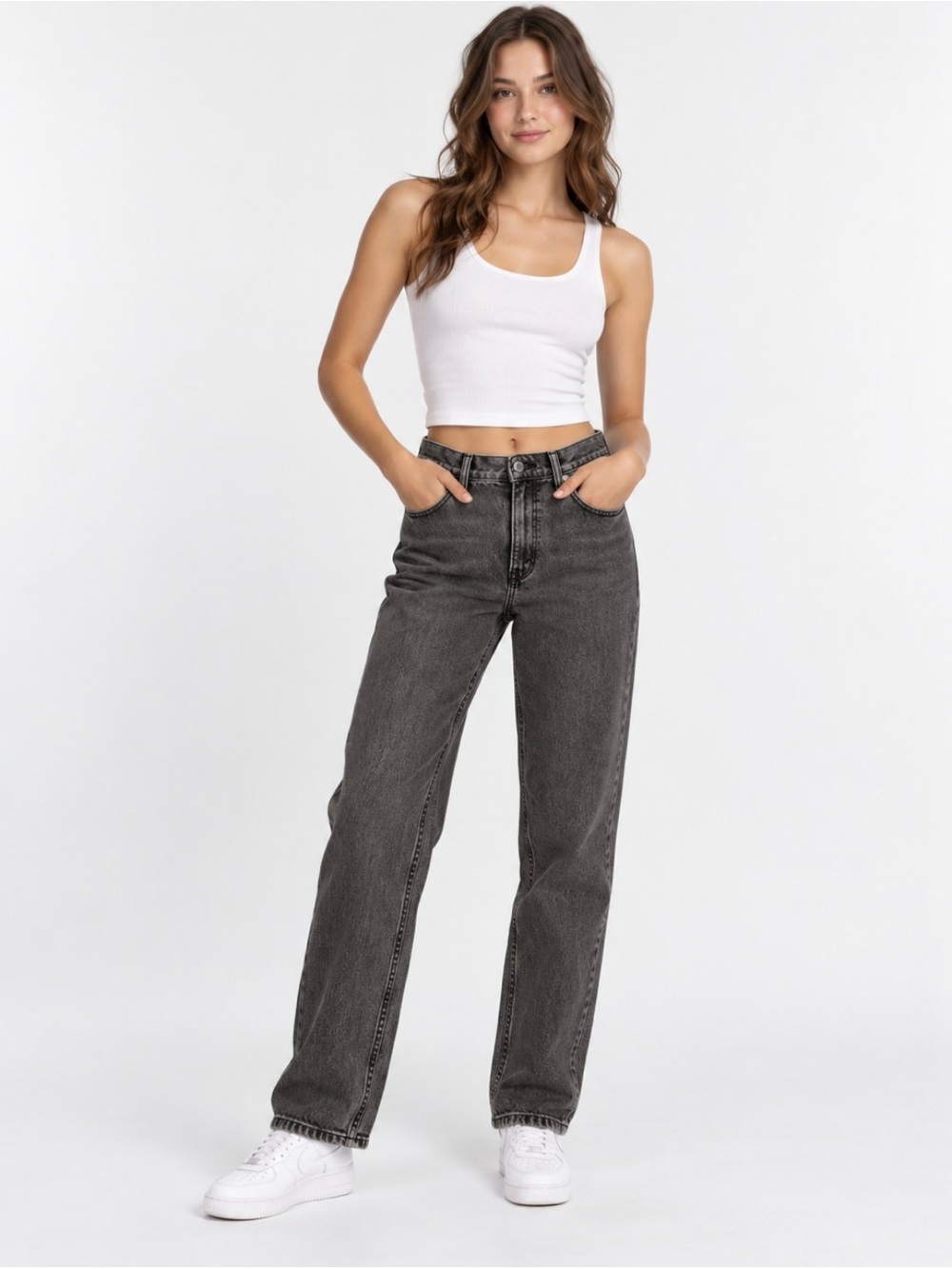 Abercrombie & Fitch High Rise Jeans - Black